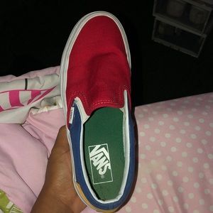 Multicolour Slip on Vans